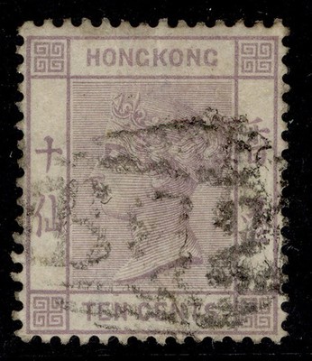 hong-kong-qv-sg30-10c-mauve-used-cat-21