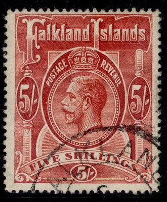 falkland-islands-gv-sg67-5s-deep-rose-red-fine-used-cat-120