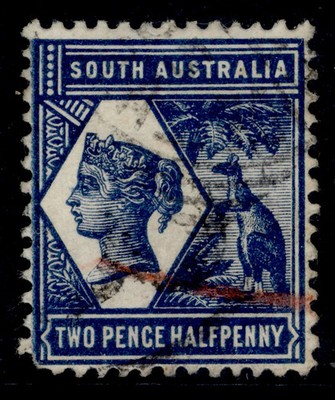 australia-south-australia-qv-sg237-2d-indigo-fine-used