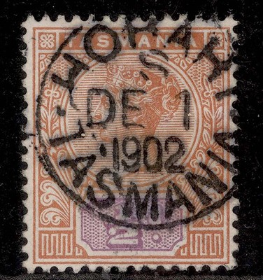 australia-tasmania-qv-sg216-d-orange-mauve-very-fine-used-cds