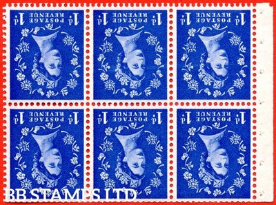 sg-541lwi-sb26ad-1d-ultramarine-a-mounted-mint-booklet-pane-of-6-per-b65192