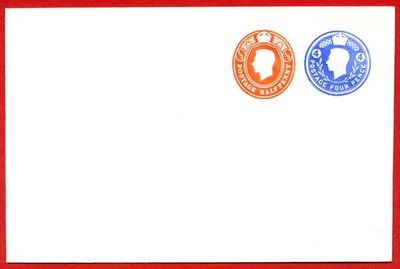 esc815-kgvi-two-colour-stamped-to-order-envelope-mint