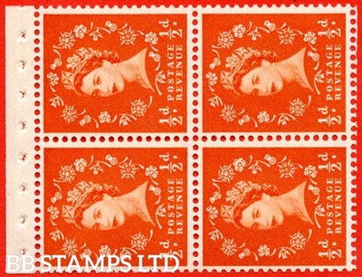 sg-570mb-sb10a-d-orange-red-an-unmounted-mint-booklet-pane-of-4-w-b93553