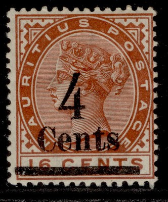 mauritius-qv-sg137-4c-on-16c-chestnut-m-mint-cat-18