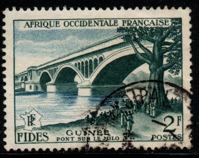 french-west-africa-sg86-1955-2f-economic-social-development-fund-fine-used