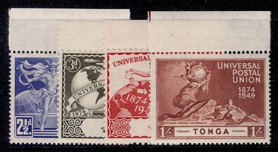tonga-gvi-sg88-91-1949-anniversary-of-upu-set-nh-mint