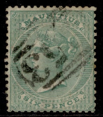 mauritius-qv-sg65-6d-blue-green-used