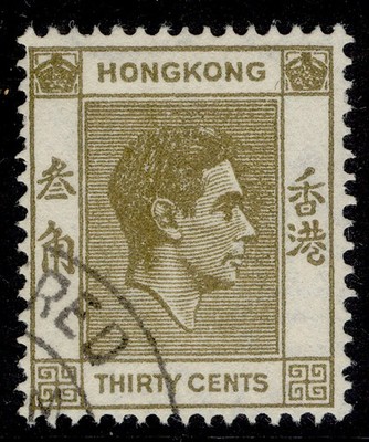 hong-kong-gvi-sg151-30c-yellow-olive-fine-used