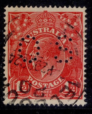 australia-gv-sg-o87-1d-scarlet-fine-used-cat-90