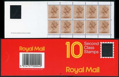 db16-4-a-1988-1-30-type-1a-10x13p-code-h-cb-plain-window-booklet-ebay