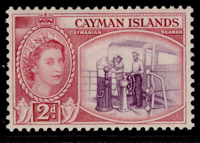 cayman-islands-qeii-sg152-2d-reddish-violet-cerise-m-mint