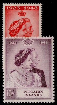 pitcairn-islands-gvi-sg11-12-1948-royal-silver-wedding-set-m-mint-cat-41