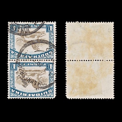 9600-south-africa-sg48bw-2x-1s-brown-deep-blue-1932-used-c26
