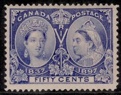 canada-qv-sg134-50c-pale-ultramarine-lh-mint-cat-190