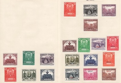 spain-1931-pan-american-postal-union-congress-set-of-10-officials-set-fine