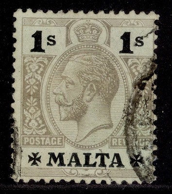 malta-gv-sg81b-1s-blue-green-olive-back-fine-used-cat-40
