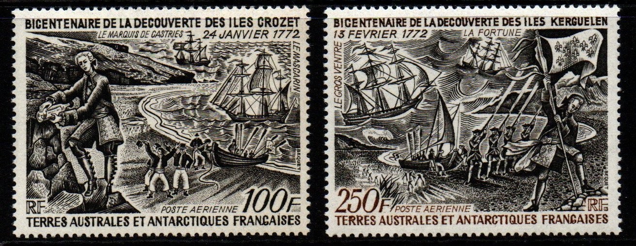 french-southern-antarctic-territories-sg78-9-1972-crozet-isl-kerguelen-mnh