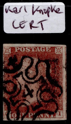 gb-qv-sg8-1d-red-brown-pl-33-used-cat-500-karl-knopke-cert-black-with-4-oi