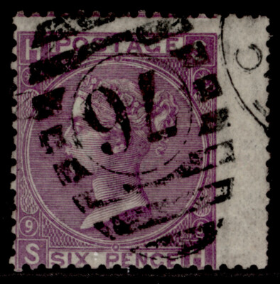 gb-qv-sg109-6d-mauve-plate-9-used-cat-90-sh