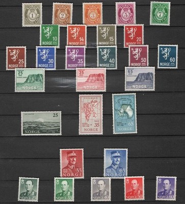 norway-1937-1958-f-mint-range-c40-in-2008-post-war-items-um