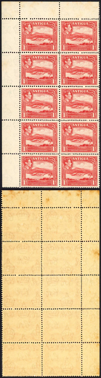 antigua-sg99-1d-scarlet-block-of-twelve-u-m-cat-42-pounds