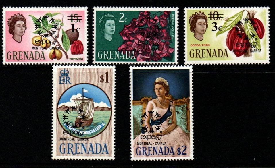 grenada-sg257-61-1967-expo-67-montreal-mnh