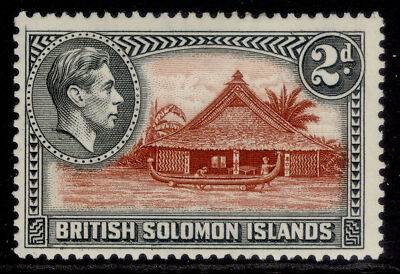 british-solomon-islands-gvi-sg63-2d-orange-brown-black-m-mint