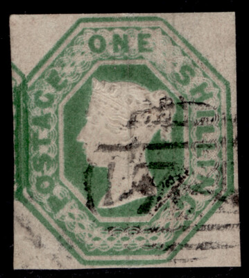 gb-qv-sg55-scarce-1s-green-cut-square-fine-used-cat-1000