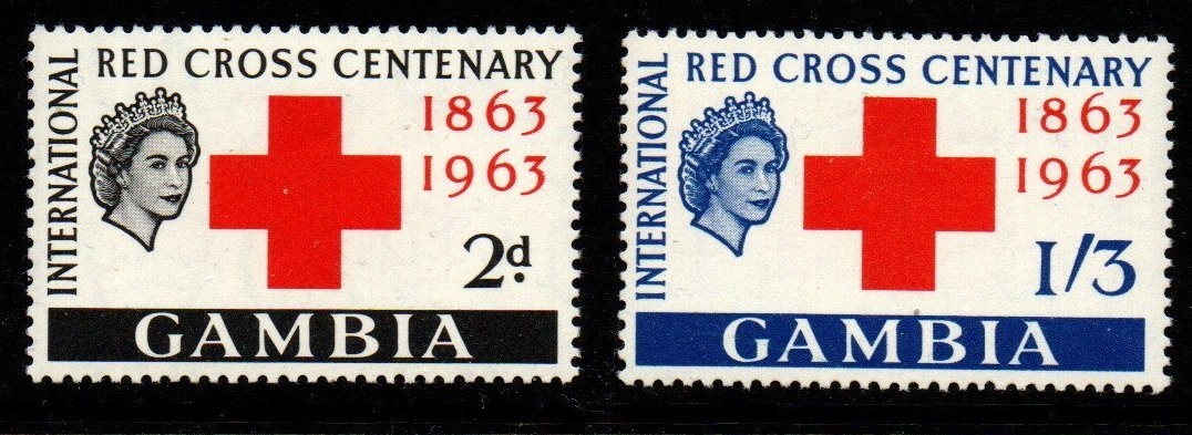 gambia-sg191-2-1963-centenary-of-red-cross-mnh