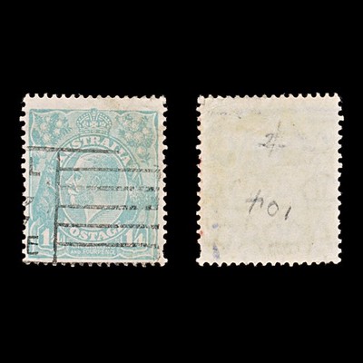 9651-australia-sg104-1s4d-turquoise-1928-sc-76-mi79xc-used-c26