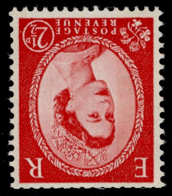 gb-qeii-sg614wi-2d-carmine-red-type-ii-2-band-phosphor-m-mint-cat-175