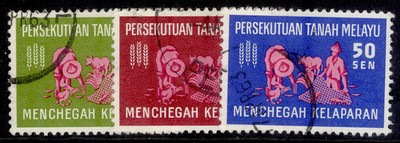 malayan-federation-qeii-sg32-34-1963-freedom-from-hunger-set-fine-used