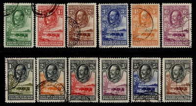 bechuanaland-protectorate-gv-sg99-110-1932-complete-set-fine-used-cat-600