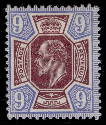 gb-edvii-sg306-spec-m41-1-9d-reddish-purple-light-blue-m-mint-cat-95
