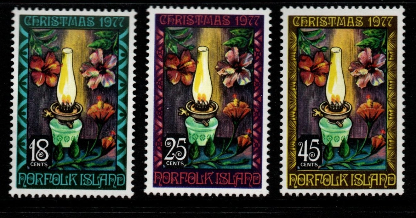 norfolk-island-sg197-9-1977-christmas-mnh