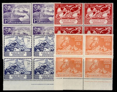 falklands-dep-gvi-sg-g21-g24-1949-upu-set-nh-mint-cat-64-imprint-blocks