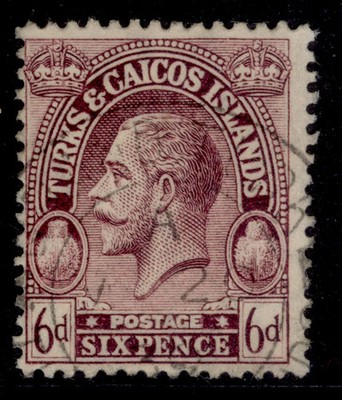 turks-caicos-islands-gv-sg171-6d-purple-fine-used-cat-14