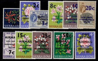 sierra-leone-qeii-sg387-397-1966-independence-set-m-mint