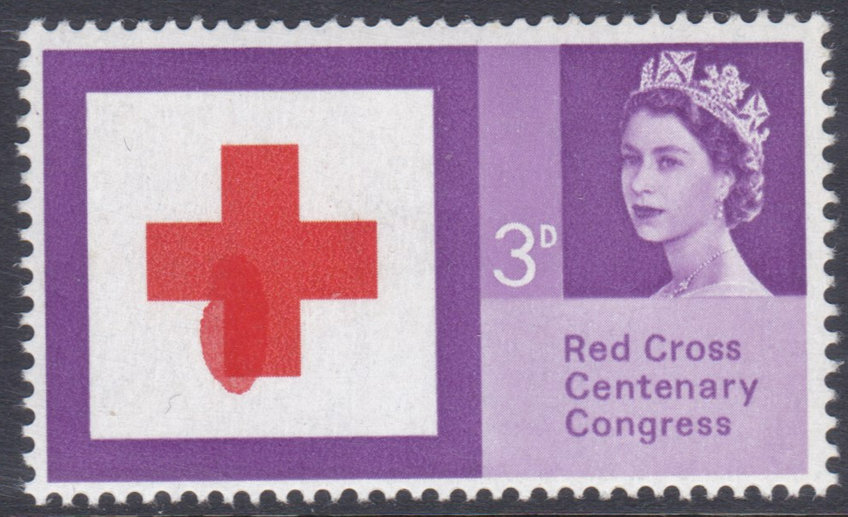 sg642-3d-1963-red-cross-congress-red-blob-on-cross-single-stamp-u-m