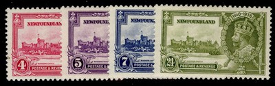canada-newfoundland-gv-sg250-253-1935-silver-jubilee-set-m-mint-cat-12