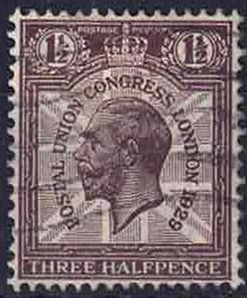 gv-10-may-postal-union-congress-sg436c-error-1829-for-1929-mounted-used