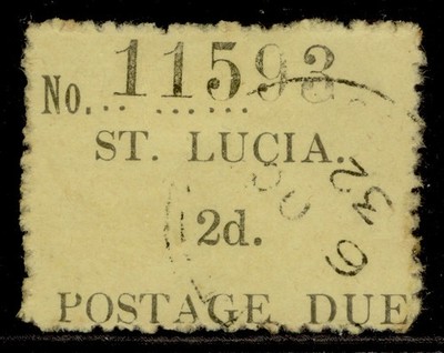 st-lucia-gv-sg-d2-2d-black-yellow-fine-used-cat-50-cds