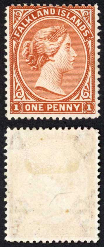 falkland-is-sg18x-1d-orange-red-brown-wmk-reversed-m-m-cat-375-pounds