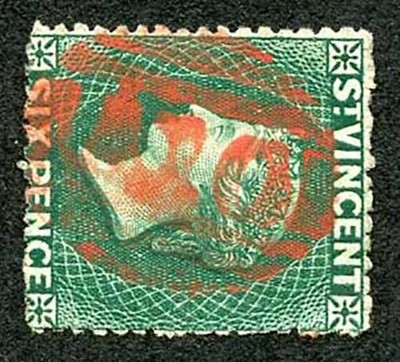 st-vincent-sg16-6d-deep-green-wmk-small-star-s-ways-rough-perf-14-to-16-cat-90