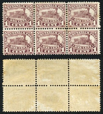 new-brunswick-sg8-1c-purple-block-of-6-m-m-cat-420-pounds