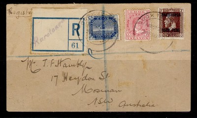 cook-islands-gv-1920-reg-env-to-aus-rarotonga-cds-fine-used