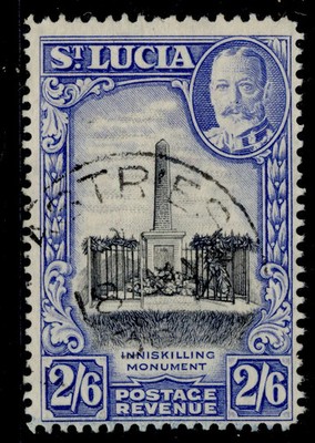 st-lucia-gv-sg122-2s-6d-black-ultramarine-fine-used-cat-15-cds