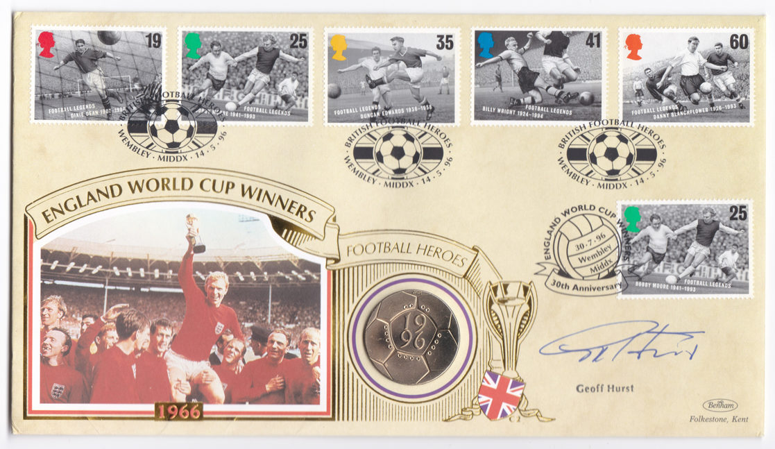 1996-2-coin-cover-football-heroes-signed-by-geoff-hurst-1130-7500