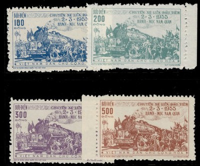 north-vietnam-1956-railway-set-sg-n38-41-unused-no-gum-as-issued-cat-170