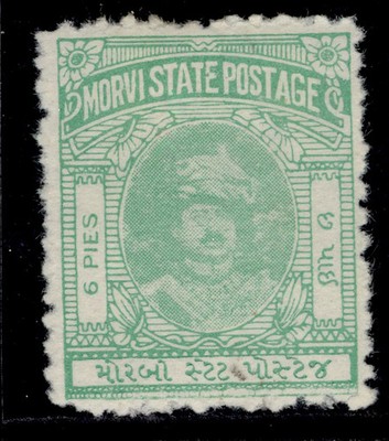 indian-states-morvi-gv-sg9-6p-green-m-mint-cat-13